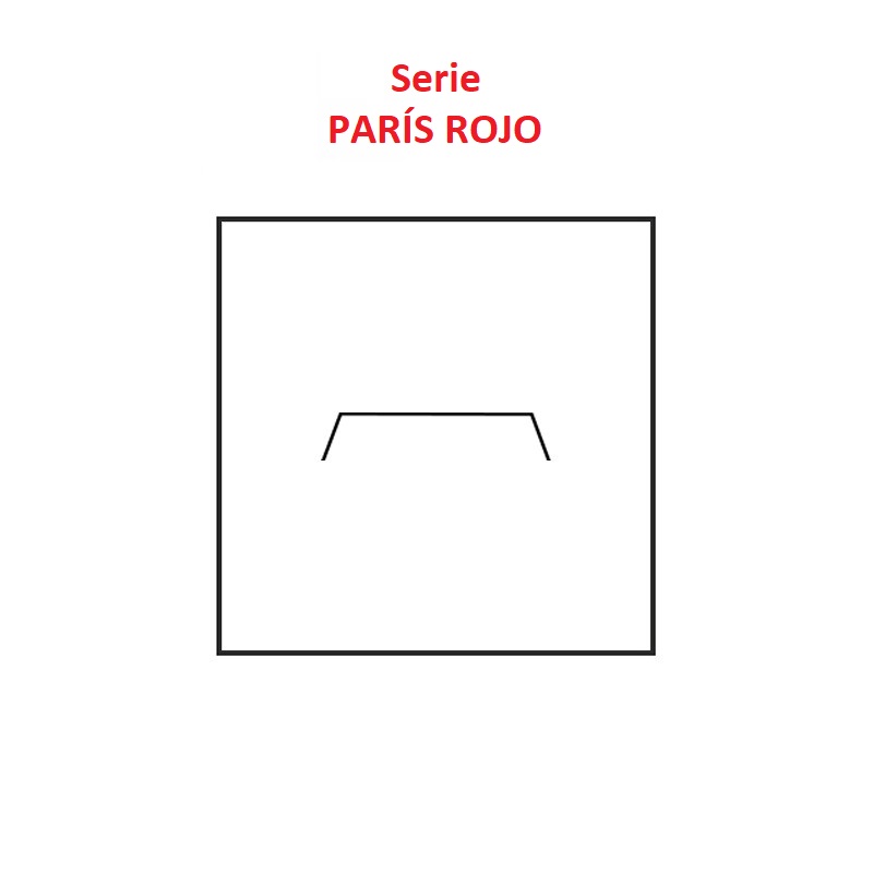 Estuche París sortija saja / Pin 47x53x40 mm.